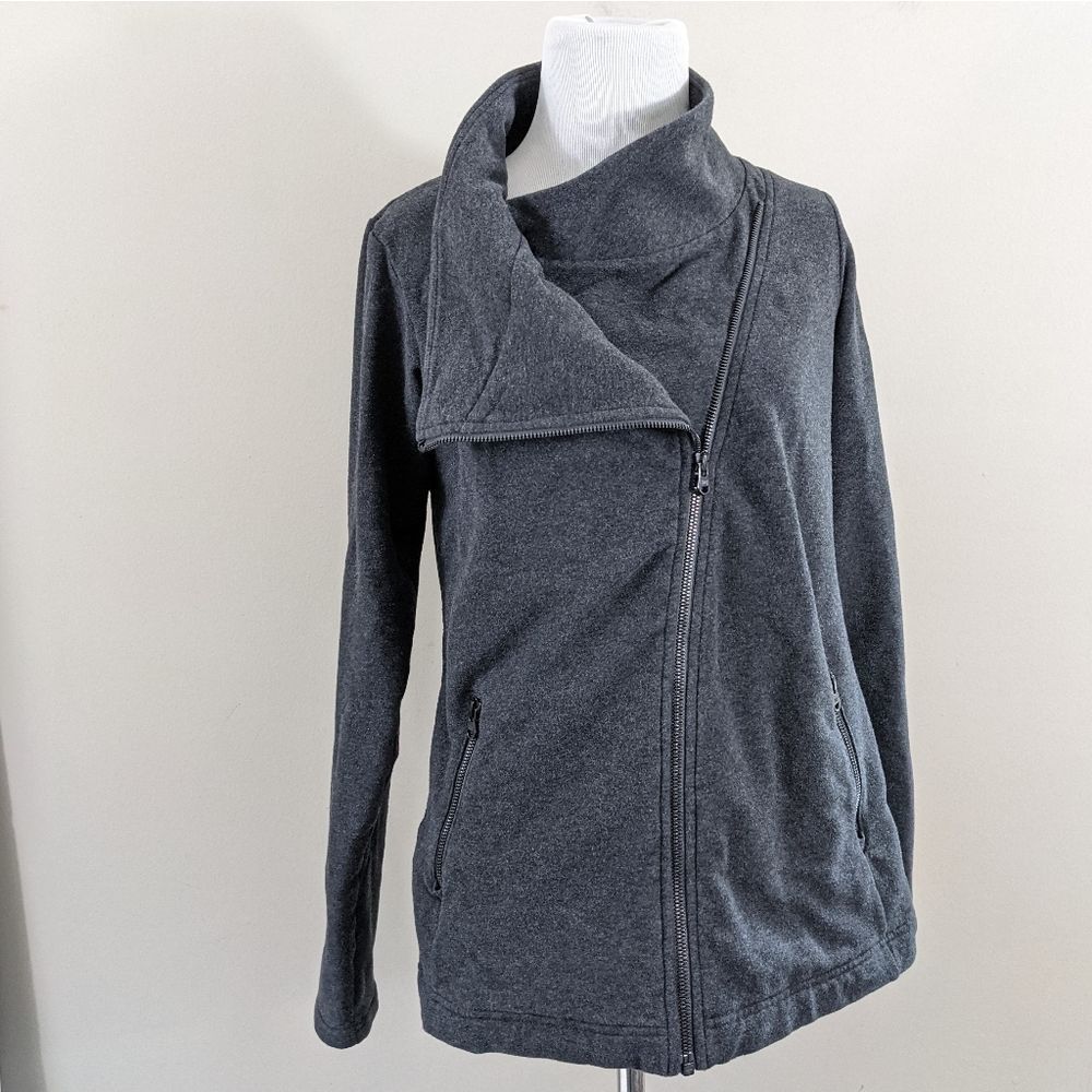 Lucy Brand zippered jacket sweat shirt size small